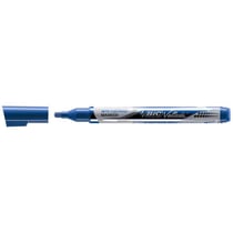 Lot de 12 feutres tableau blanc effaçables - BIC - Pointe ogive moyenne - Bleu