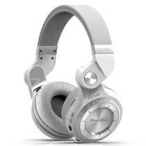 Casque Audio Sans Fil Bluetooth Avec Micro SD FM Pour Tous Smartphones Blanc Blanc YONIS