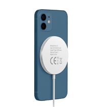 Mayaxess Chargeur Magsafe Magnétique pour iPhone 13 Mini 15W Blanc