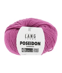 Pelote de laine Vierge Poseidon - Lang Yarns 85 Rose