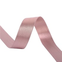 Bobine 25m ruban satin double face Vieux Rose fabriqué en France