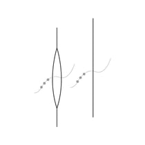 Aiguile spéciale pour enfiler des perles, 5,7 cm, 1 pce