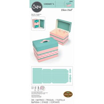 Gabarit de découpe pour machine Sizzix ScoreBoards XL Die Box Treasure par Eileen Hull - Carton