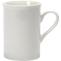 Tasse, H : 10 cm, d 7,4 cm, 245 ml, blanc, 1 pièce