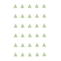 Motif Thermocollant transfert Customisation textile Triangle Argenté 1cm