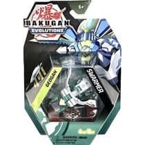Bakugan evolutions geogan : swarmer avec carte - geogan blanche - saison 4 - spin master 20140050