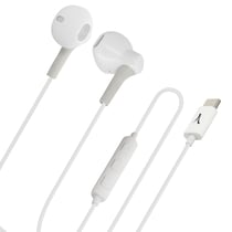 Écouteurs Filaires USB-C Musique 1.2m Akashi Blanc