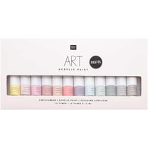 Peinture Art Acrylic Set Pastel – 12x - Rico Design