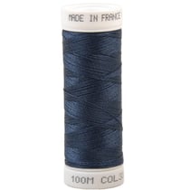 Fil à coudre polyester 100m made in France - bleu elysee 337