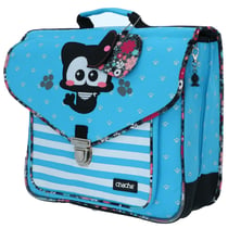 Cartable CHACHA Style 36 CM - 2 compartiments - Maternelle Bleu