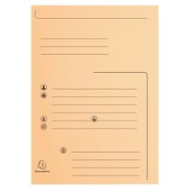 Paquet de 25 chemises 2 rabats SUPER 210 Contact - 24x32cm - Couleurs assorties - x 5 - Exacompta