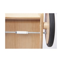 Landau Blanc pour Poupées Maria - Poussette Élégante et Pratique