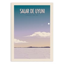 Affiche 30x40 cm - Salar de Uyuni - Turo