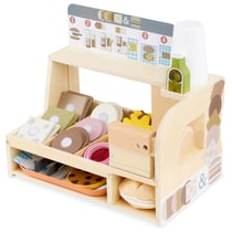 Jouet D'imitation Bar à Sandwich Bois- Marchande Restaurant, Dinette Accessoires de Cuisine