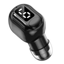 Ecouteurs Bluetooth Intra-Auriculaires Invisibles HIFI Etanche 10h Autonomie Noir YONIS