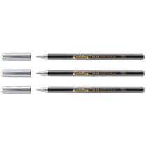 Lot de 3 feutres métallisés pointe pinceau 1-6 mm - EDDING - Argent Métallisé