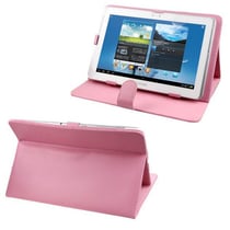 Housse Tablette Tactile Intégrale 10.1 Pouces Universelle Support Étui Cuir Rose YONIS