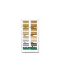 Coffret de Fils à Broder Metallic 40 Smooth - 8 x 200m - Madeira Multicolore