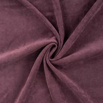 Tissu Velours tissé uni Violine