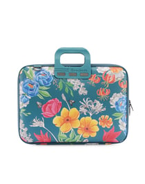 Mallette Bombata Edition Limitee Peonia 15'' - Bleu Petrole