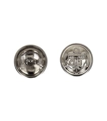 Lot de 6 boutons métal ancre argent