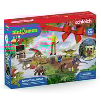 Calendrier de l'avent dinosaures noel 2023 - schleich - 98984 - figurines jurassic
