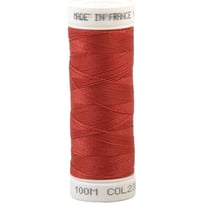 Fil à coudre polyester 100m made in France - rouge feu 230