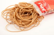 Bracelets Caoutchouc 100X2 100Gr.