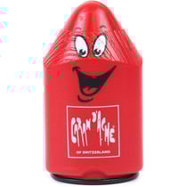Taille-crayon double plastique - rouge