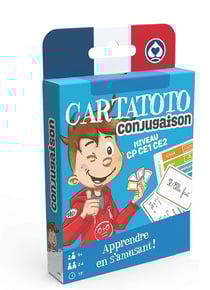 Cartatoto conjugaison : niveau cp ce1 ce2 - france cartes - jeu de cartes - jeu éducatif