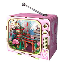 Maquette Green Slide - Puzzle TV - au Pied du Mont Fuji - LED - 129 pièces - GreenSlide