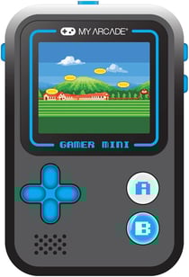 MY ARCADE - GAMER MINI CLASSIQUE CONSOLE DE POCHE - BLEU/NOIR