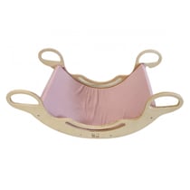 Housse textile pour bascule Montessori 5en6 Avec élasthanne – rose - Elis Design