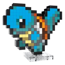 Pokémon - Jeu de construction MEGA Carapuce Pixel Art - Mattel