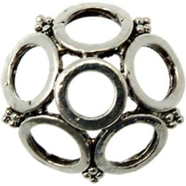 Coupelle métal ronde Ø 24 mm Argenté