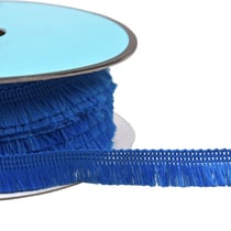 Bobine 25m petite frange 13mm bleu roi