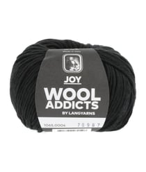 Pelote de coton bio JOY - Wool Addict 0004 Noir