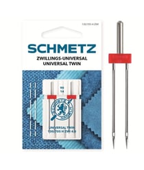 Lot de 2 Aiguilles machine à coudre Double Universal 4.0/90 - 130/705 H ZWI - Schmetz