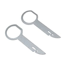 Outils démontage autoradio AUDEW pour VW Audi Mercedes Porsche - Gris - Lot 2 pcs
