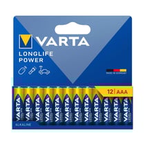 Varta Pack de 12 Piles Alkaline AAA 1.5V High Energy