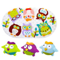 Tapis de bain bebe et 3 aspergeurs oiseaux - escaboo - premier age