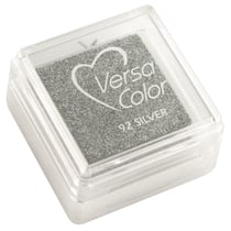 Tampon encreur "Versacolor", argent brillant, 2,5x2,5 cm