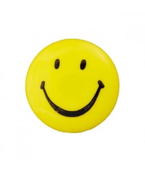 Carte de 3 boutons Smiley à queue 15mm - Prym Jaune