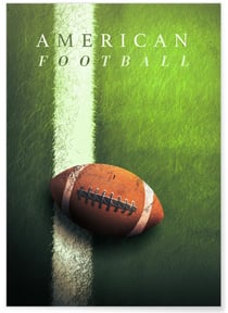 Affiche American Football | A3 : 29,7x42cm