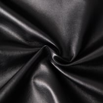 Tissu Simili cuir d'habillement métallisé souple uni Gris anthracite