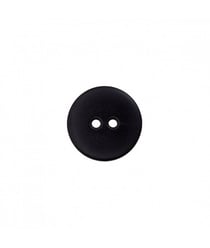 Carte de 2 boutons Polyester Noir 25mm - Union Knopf Noir