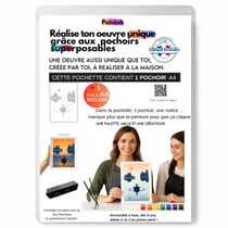 Peinture aux pochoirs Panash débutant enfants et adultes - Hanoi en 1 pochoir