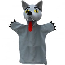 Marionnette Loup 30cm - Bass and Bass