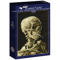 Puzzle 1000 pièces - Classiquecent Van Gogh - Head of a Skeleton with a Burning Fumée, 1886 - Bluebird Puzzle
