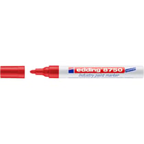 Marqueur Peinture 8750 Spécial Industrie Rouge 2-4 mm EDDING